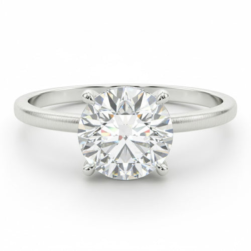 Lab Grown Solitaire Diamond Ring