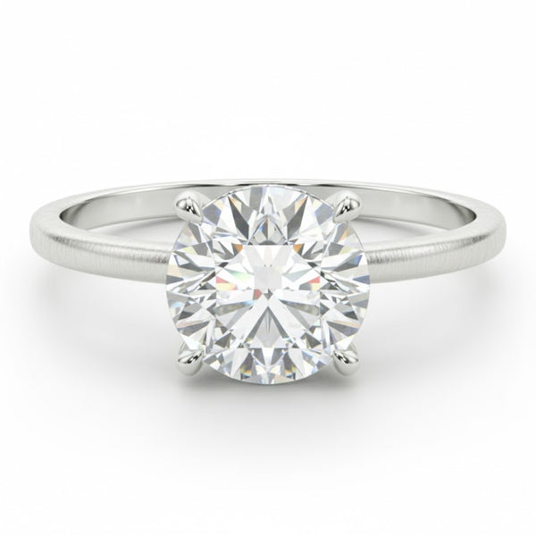 Lab Grown Solitaire Diamond Ring