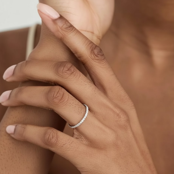 Lab Grown Diamond Wedding Band Ring