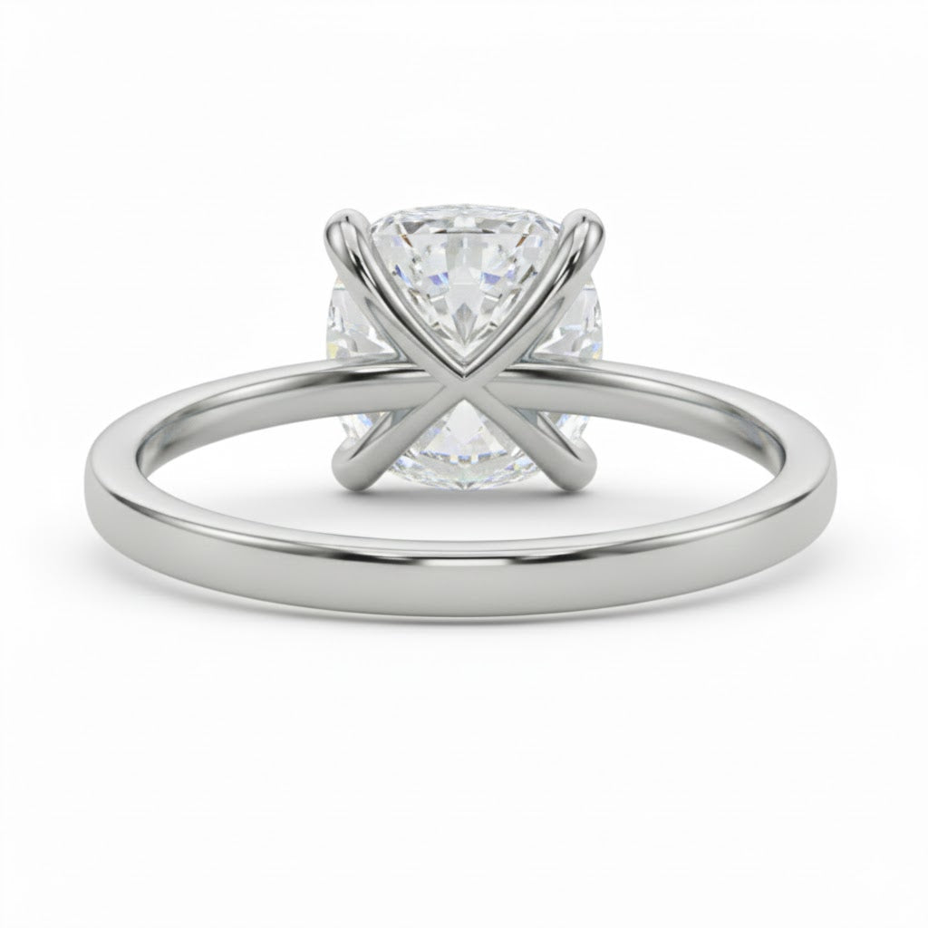 Lab Grown Solitaire Diamond Ring